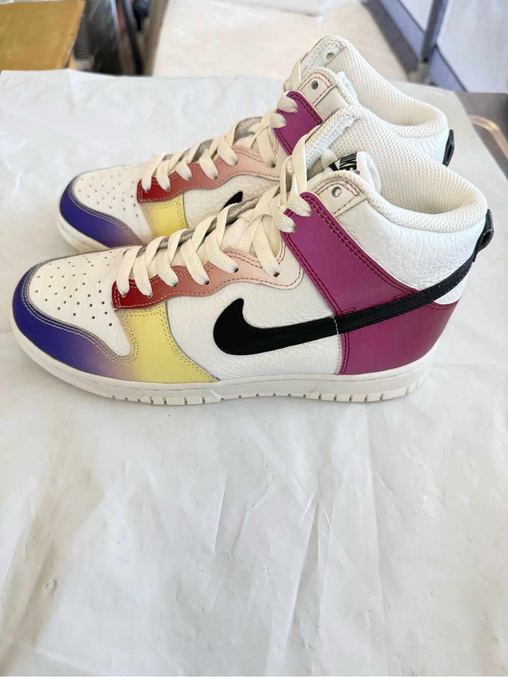 “SIZE 7” WOMENS Nike Dunk High Multi-Color Gradient